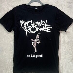Y2K My Chemical Romance Black Parade Skeleton T-Shirt Size Unisex M Emo Goth MCR